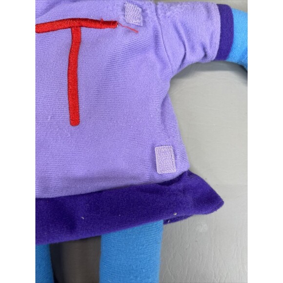 The Letter People Ms T Tall Teeth T Puppet Alphabet Plush Abrams - Picture 3 of 12